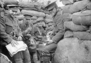 1/6th Staffords at Hill 60 2 March 1915.  (Staffordshire Regimental Museum /Staffordshire Record Office)